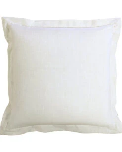 HiEnd Accents White Linen Euro Sham