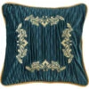 HiEnd Accents Velvet Embroidery Pillow