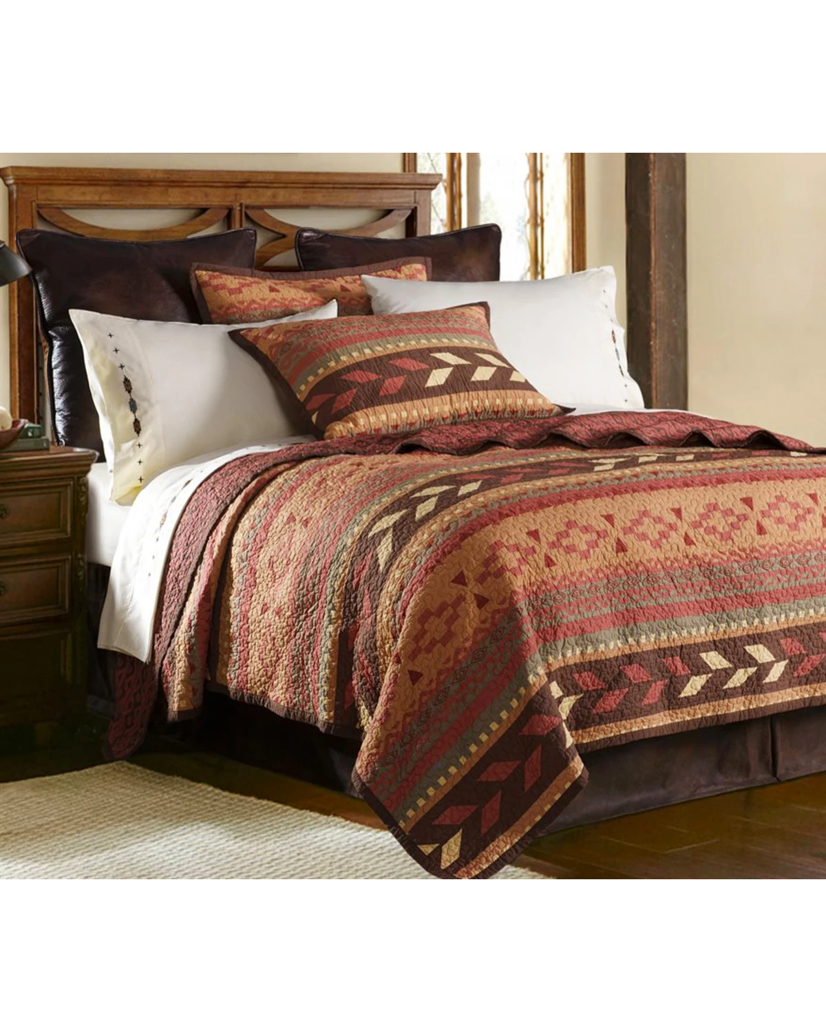HiEnd Accents 2-Piece Broken Arrow Twin Quilt Set 1 HiEnd Accents 2-Piece Broken Arrow Twin Quilt Set