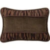 HiEnd Accents Corduroy Pillow With Ruching