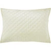 HiEnd Accents King Cream Diamond Quilted Shams
