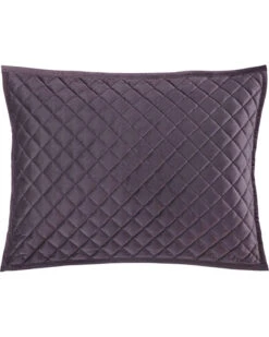 HiEnd Accents Standard Amethyst Diamond Quilted Shams