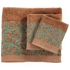 HiEnd Accents Wyatt Embroidered Towel Set - 3 Pieces