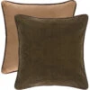 HiEnd Accents Tan Reversible Suede Euro Sham