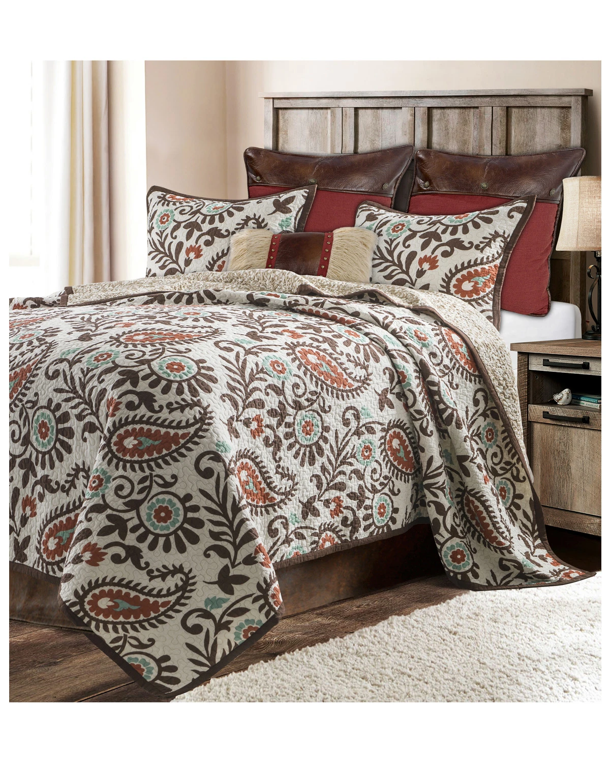 HiEnd Accents Rebecca Full/Queen Quilt Set 1 HiEnd Accents Rebecca Full/Queen Quilt Set