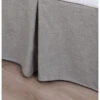 HiEnd Accents Solid Linen Bed Skirt - King