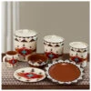 HiEnd Accents Del Sol Southwestern 19pc Dinnerware & Canister Set