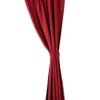 HiEnd Accents Red Textured Curtain