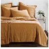 HiEnd Accents Terracotta Stonewashed Cotton Canvas Full/Queen Coverlet Set