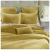HiEnd Accents Tuscan Stonewashed Cotton & Velvet 3-Piece King Quilt Set