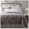 HiEnd Accents Teal Abbie Western Paisley Reversible 3-Piece Full/Queen Quilt Set