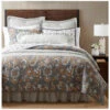HiEnd Accents Gray Abbie Western Paisley Reversible 2-Piece King Quilt Set