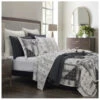 HiEnd Accents Black Patchwork Prairie Reversible 2-Piece Twin Quilt Set
