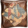 HiEnd Accents Ruidoso Square Pillow With Scalloping