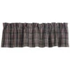 HiEnd Accents Whistler Plaid Valance