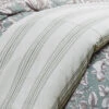 HiEnd Accents Prescott Taupe Stripe Duvet - Super Queen