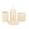 4-Piece Savannah Bathroom Set - Cream