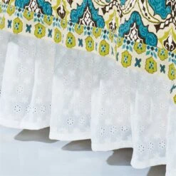 White Eyelet Bedskirt