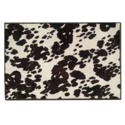 Cowhide Print Kitchen/Bath Rug