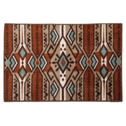 Aztec Stripe Kitchen/Bath Rug