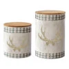 Antler 2-Piece Canister Set