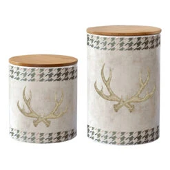Antler 2-Piece Canister Set
