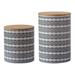 Aztec 2-Piece Canister Set