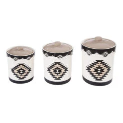 Chalet Aztec 3-Piece Canister Set