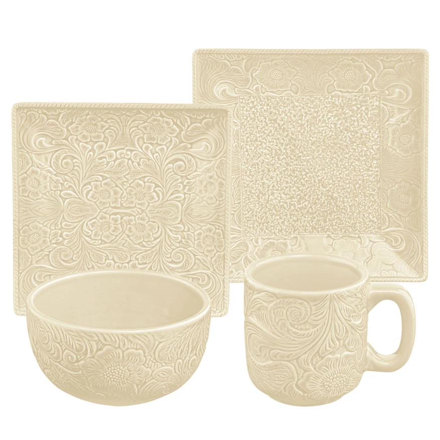Savannah 16-Piece Dinnerware Set - Cream 1 Savannah 16-Piece Dinnerware Set - Cream