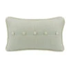Decorative Trim Accent Pillow W/ Buttons
