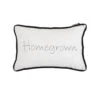 Homegrown Embroidery Lumbar Pillow