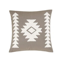 Applique Aztec Throw Pillow