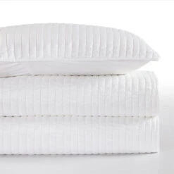 Channel Satin Quilt Set - 4 Colors 17 Channel Satin Quilt Set - 4 Colors -HiEnd Accents FB3500 WH 2 lg