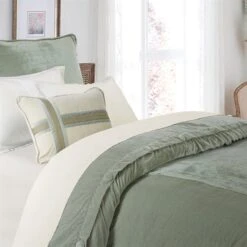 Seafoam Velvet Duvet Cover