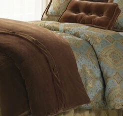 Copper Velvet Duvet Cover