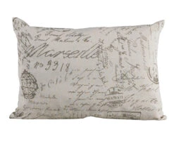 Fairfield Printed Linen Pillow