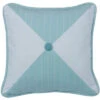 Catalina Reversible Accent Pillow - Aqua/White