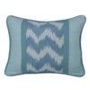 Catalina Chevron Pieced Oblong Pillow - Aqua
