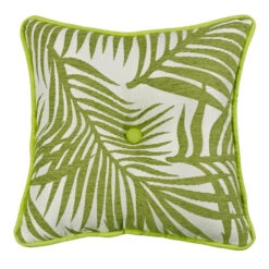 Capri Fern Tufted Throw Pillow