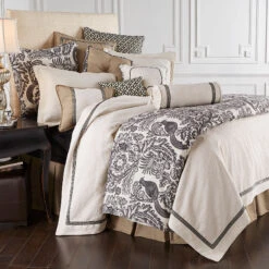 Augusta Toile Duvet Cover -HiEnd Accents FB4162DU 2 lg