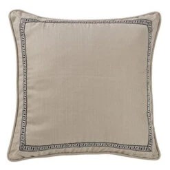 Augusta Linen Euro Sham W/Greek Key Trim