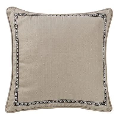 Augusta Linen Euro Sham W/Greek Key Trim 1 Augusta Linen Euro Sham W/Greek Key Trim
