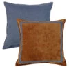 Lexington Reversible Euro Sham - Brown/Blue