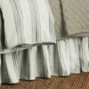 Prescott Vintage Ruffled Bedskirt - Taupe
