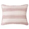 Prescott Stripe Pillow Shams - Red