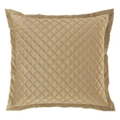 Velvet Diamond Quilted Euro Sham - 6 Colors -HiEnd Accents FB6300ES OM lg