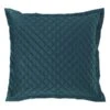 Velvet Diamond Quilted Euro Sham - 6 Colors