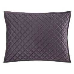 Velvet Diamond Quilted Pillow Shams - 6 Colors -HiEnd Accents FB6300PS AM lg