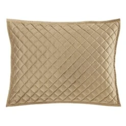 Velvet Diamond Quilted Pillow Shams - 6 Colors -HiEnd Accents FB6300PS OM lg