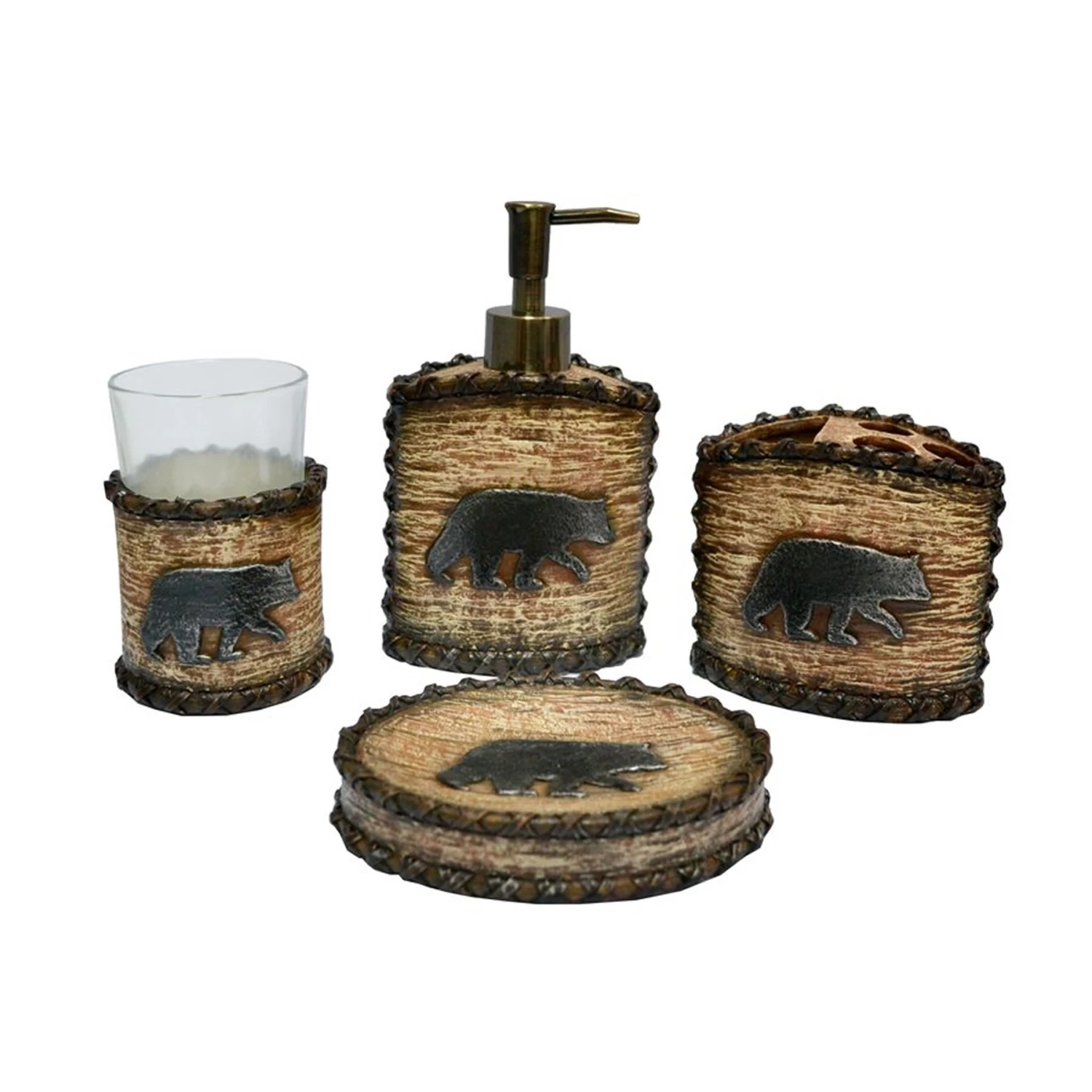 Bear Countertop Accessory Set 1 Bear Countertop Accessory Set